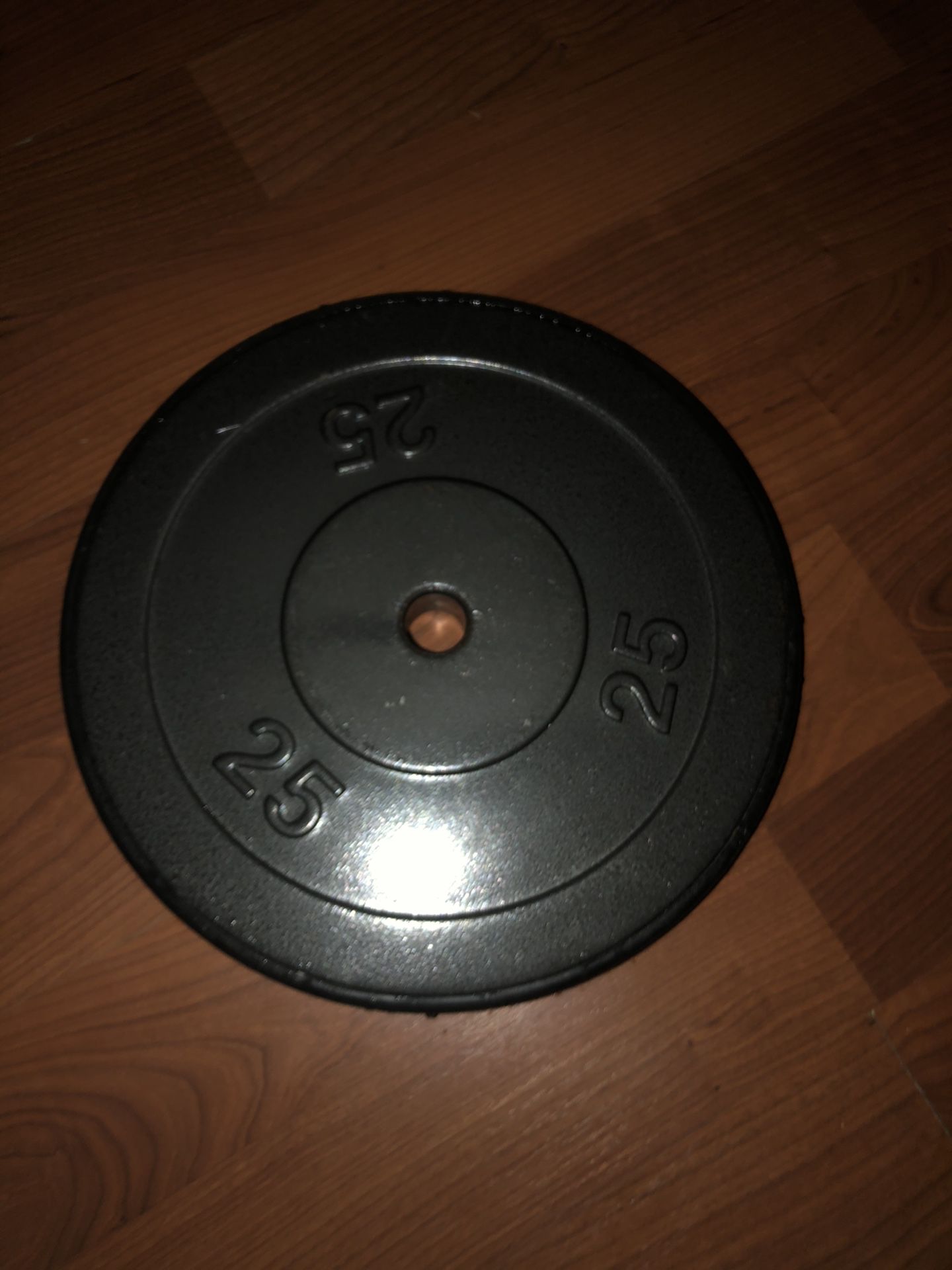 Single 25lb weight plate standard size excellent condition