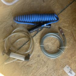 Electric Cord And Diesel Hose For Semi 