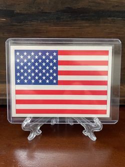 1991 Score American Flag Desert Storm #737