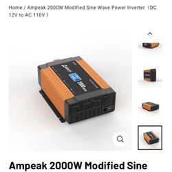 2000w Inverter With Controller New