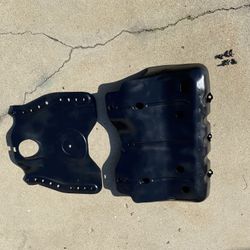 Front And Rear radiator Engine Oil Pan OEM stock Stock Skid Plate & Bolts 1st Gen Tacoma 3rd Gen 4runner in Great Condition Toyota $180 Cash In Ontari