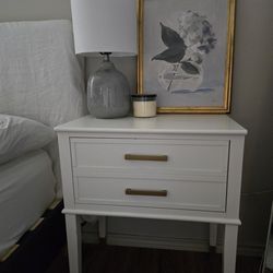 A Set Of 2 Bedside Tables/ Nightstands