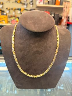 14KT Two-Tone Link Chain 42370-1 (CALL FOR SPECIAL PRICING)