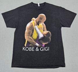 Kobe And Gigi Bryant 24 Memorial Graphic T Shirt L Y2k