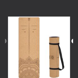 Cork Yoga Mat. Boho Style