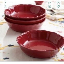 Princess House Platos Rojos 