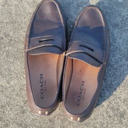 Chocolate Brown Coach Loafer