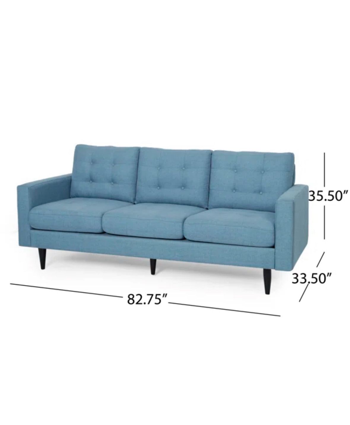 FREE Light Blue Couch — 82.7” Upholstered Sofa