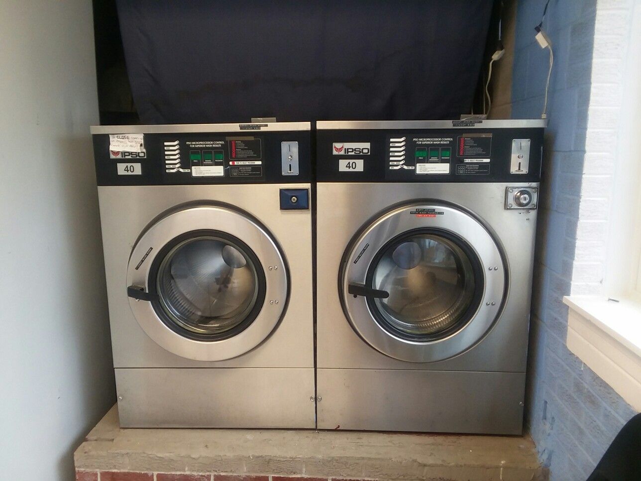 2 IPSO 40# COMMERCIAL WASHERS