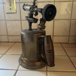 1920s Vintage Brass Blowtorch 