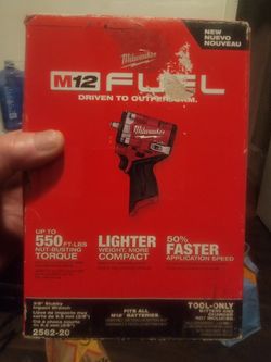 Milwaukee m12 stubby impact wrench