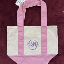 Pink Pastel Trader Joe’s Mini Tote Bag