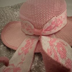 Pink Western Luxury Hat With Bow