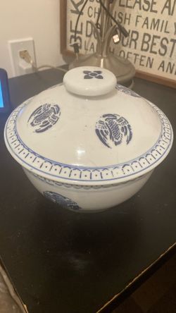 Ceramic Bowl W Cover 