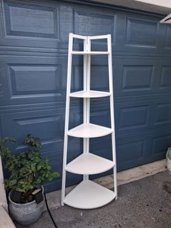 Bookshelf  Floor Shelf  70"x17"x17" (like new)