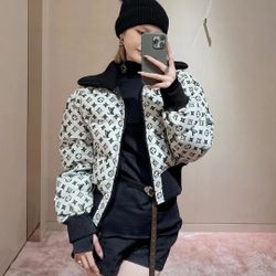woman lv down jacket