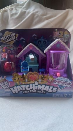 Hatchimals glitter salon play set