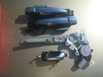 2009 Nissan Murano driver side door handles window regulator