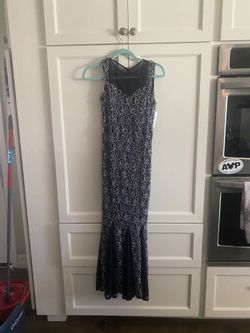 Long Navy Blue Dress