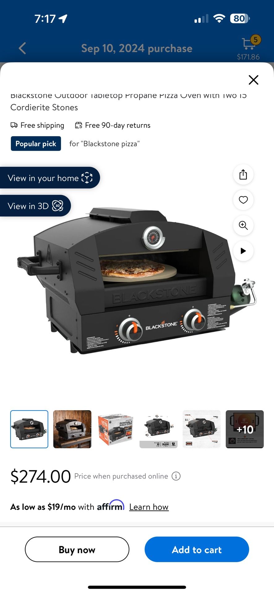 Blackstone Pizza Oven