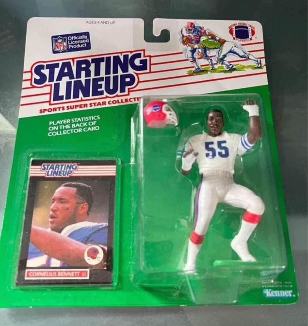 1989 Cornelius Bennett Buffalo Bills Starting Lineup - High Grade