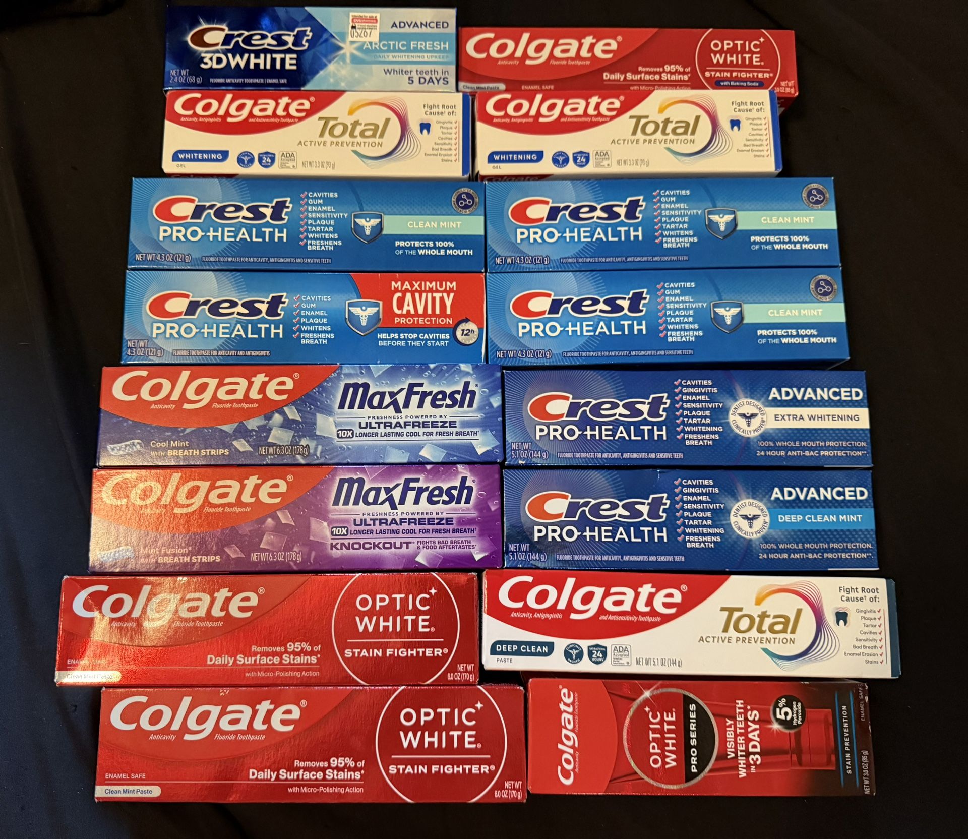 Toothpaste $1 Each (Pick Up Only)