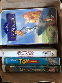 Old Disney vhs movies