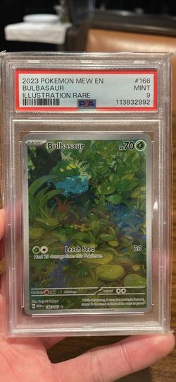 PSA 9 Bulbasaur Illustration Rare from 151 Pokemon Card