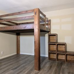 Pine Loft Bed 