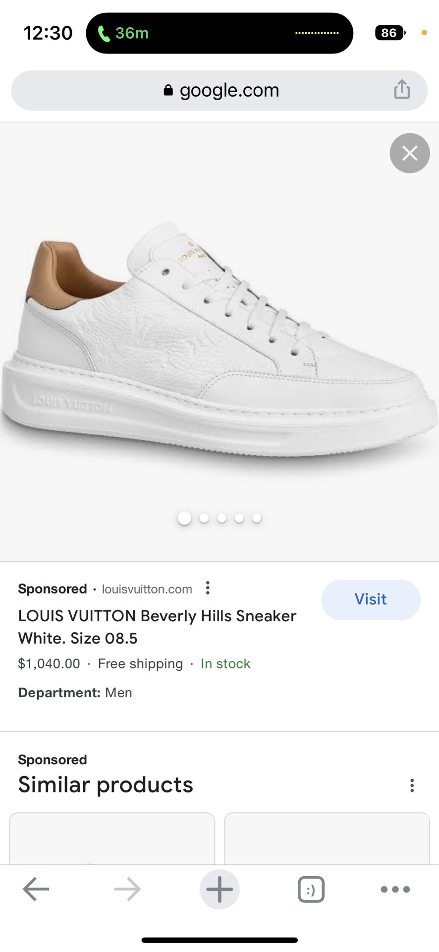 LV designer shoes for Sale in Beverly Hills, CA - OfferUp