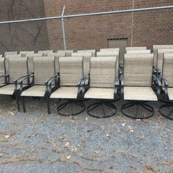 Fully Assembled Patio Chairs $25-$35 Each