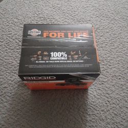 Ridged Batteries And Charger 