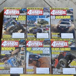 Lot of 12 Petersen's 4 Wheel & Off Road Magazines 2014