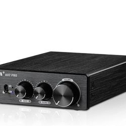 AIYIMA A07 Pro TPA3255 Stereo Amplifier Bluetooth 5.2 300Wx2 HiFi Class D Amp 2.0/2.1 Channel Audio Power Amp for Home Audio Speaker with Bass Treble 