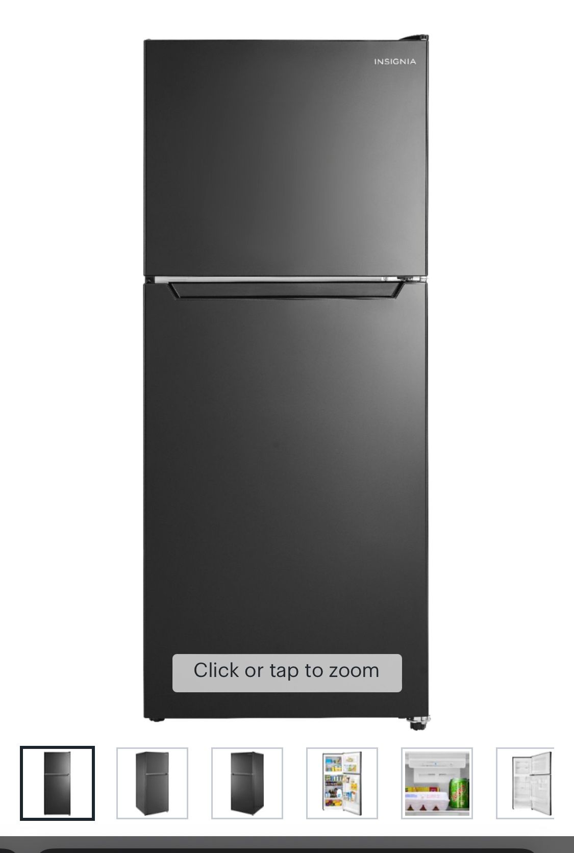 Insignia Fridge Refrigerator LIKE NEW!! 10.5 Cu Ft!