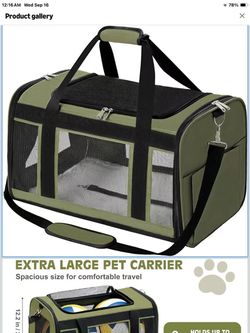 Extra Large Soft-Sided Pet Carrier Bag