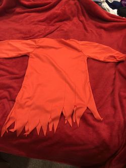 Red elf or other top for Halloween costume