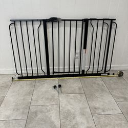 Extra Wide Pet Gate / Safety Gate - Fits Openings 29” - 56”
