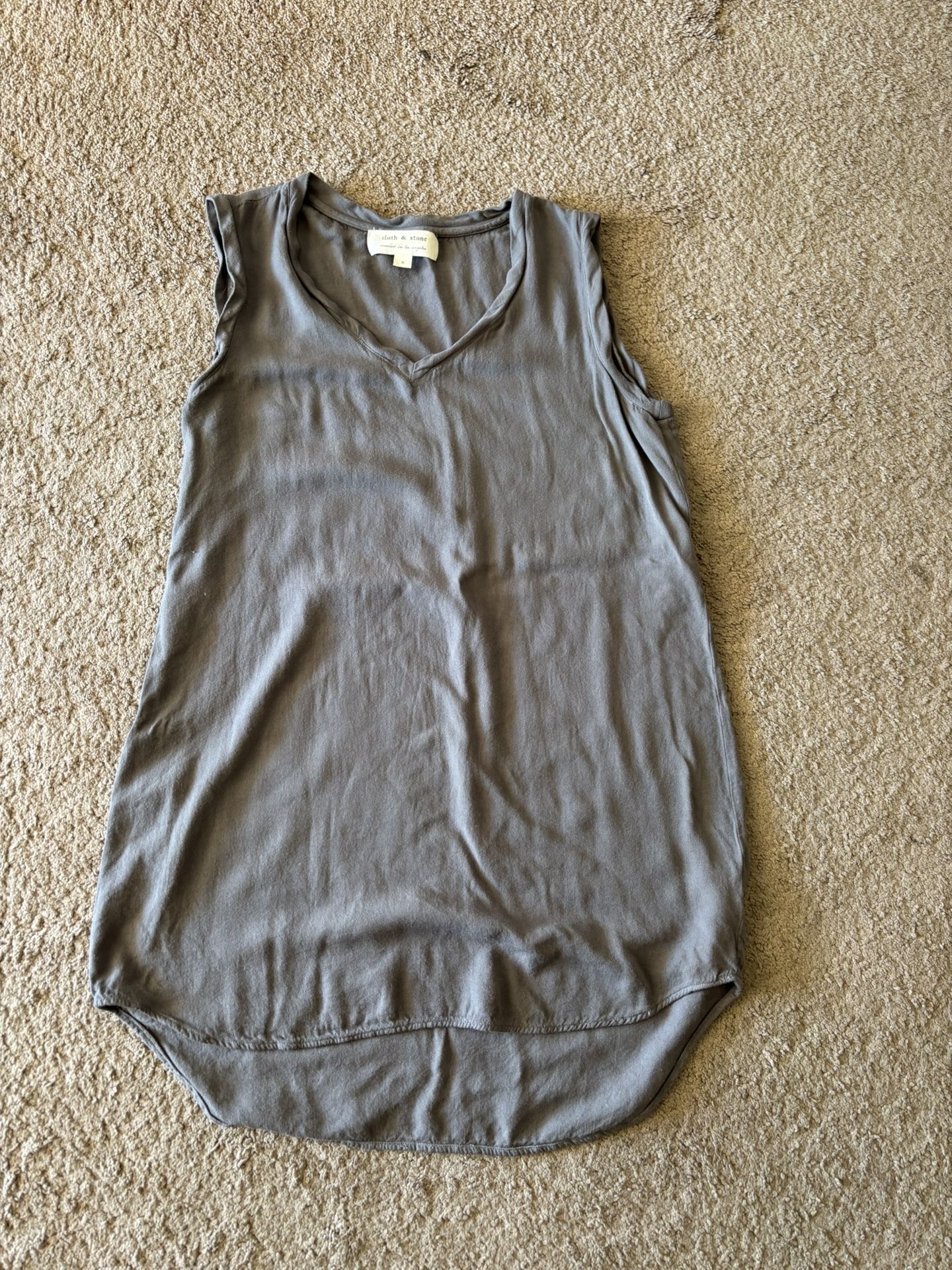 Women’s Cloth & Stone Sleeveless High Low Tank Dress