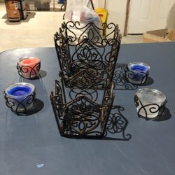 Metal Candle Holders