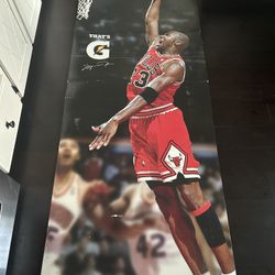Michael Jordan Card Board Cutout. Have The bulls And Tarheels Versions