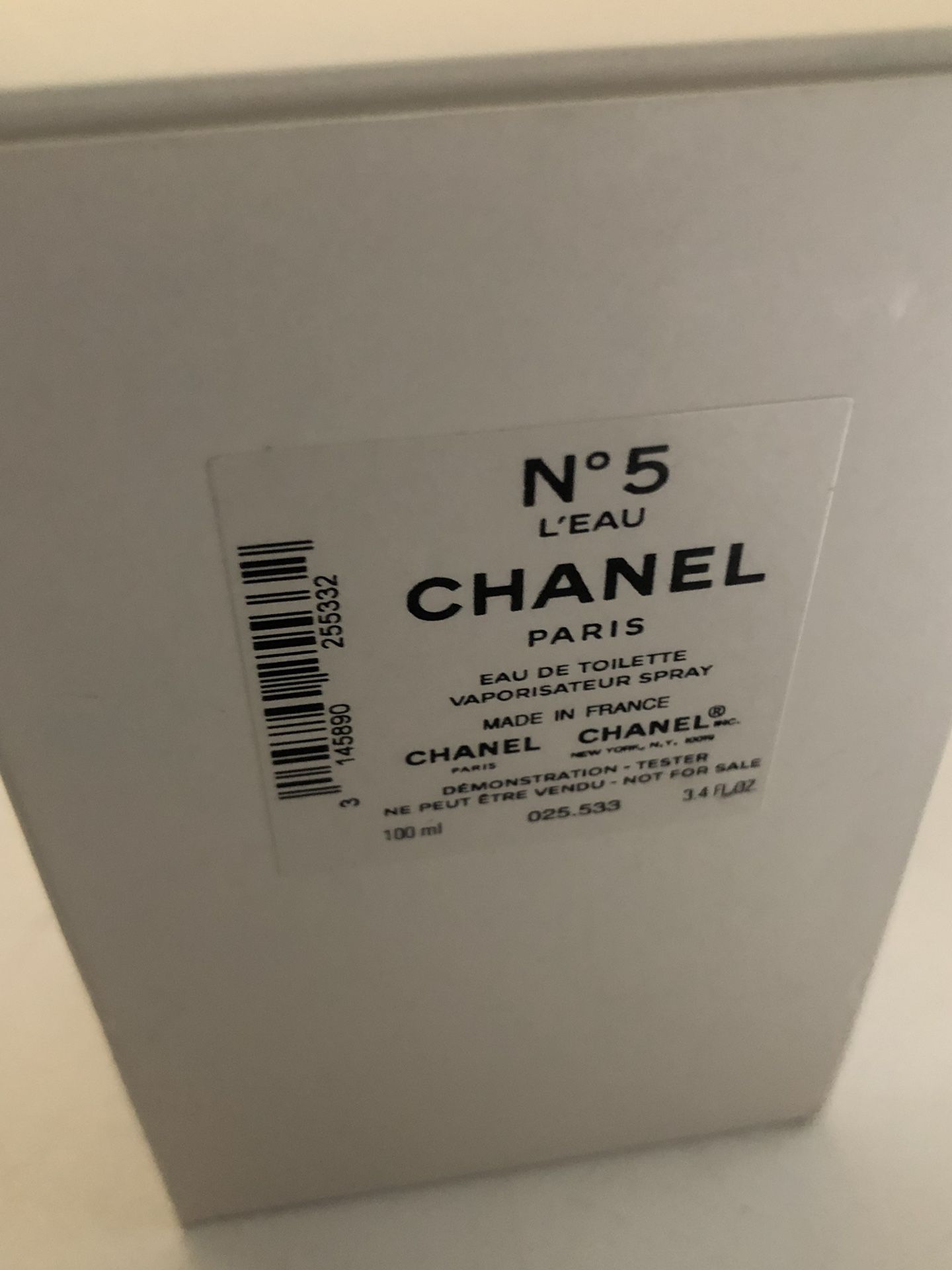 Chanel N°5 L'eau 100 ml EDT Campione Originale