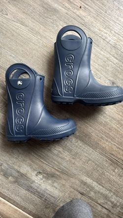 Kids Crocs Rain Boots Size 10