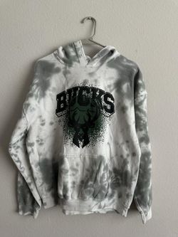 Milwaukee Bucks NBA Tie-Dye Hoodie Sweatshirt Size Medium