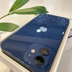 Blue iPhone 12 256GB Unlocked + ORIGINAL USBC FIRM