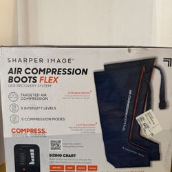 Sharper Image Air Compression Boots Flex