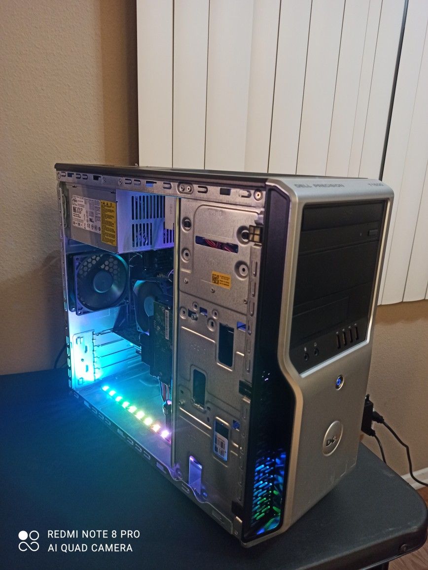 Custom Gaming Dell PC - Intel i7 860/ XEON X3450, AMD R7 250 2GB, 8GB DDR3, SSD + HDD. W/ RGB Keyboard & Mouse , 18 Games pre-Installed