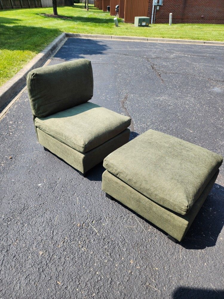 Chair And Ottoman For Sale 