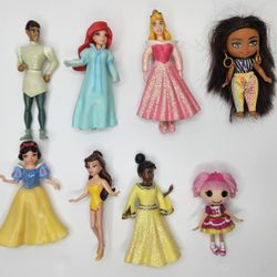 Polly Pocket Disney Princess Barbie Lalaloopsy Lot