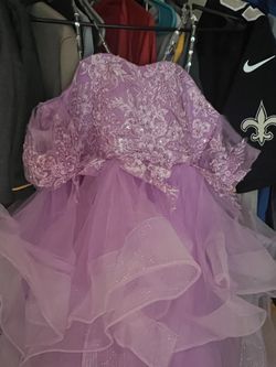 Lavender Dress With The Hood